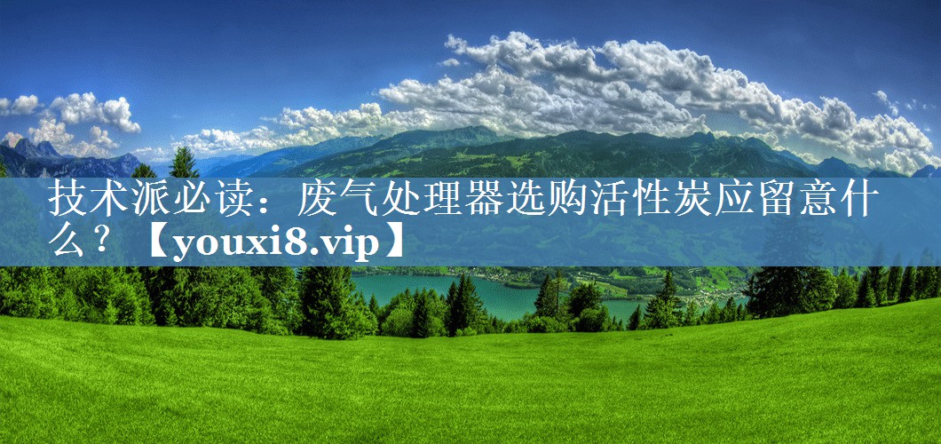 技术派必读：废气处理器选购活性炭应留意什么？